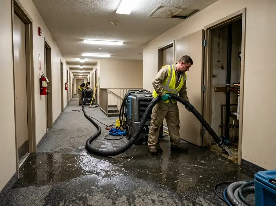 multi-unit-apartment-hallway-f-005 — frequently asked questions, Emergency Burst Pipe Water Extraction & Removal in Colby, WI